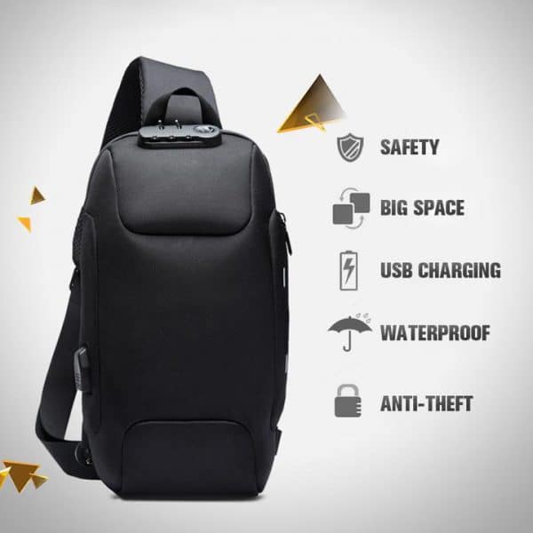 Anti-theft Backpack With 3-Digit Lock - Image 2