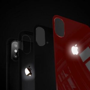 LED Light Illuminated Apple Logo 3D Case Cover For iPhone