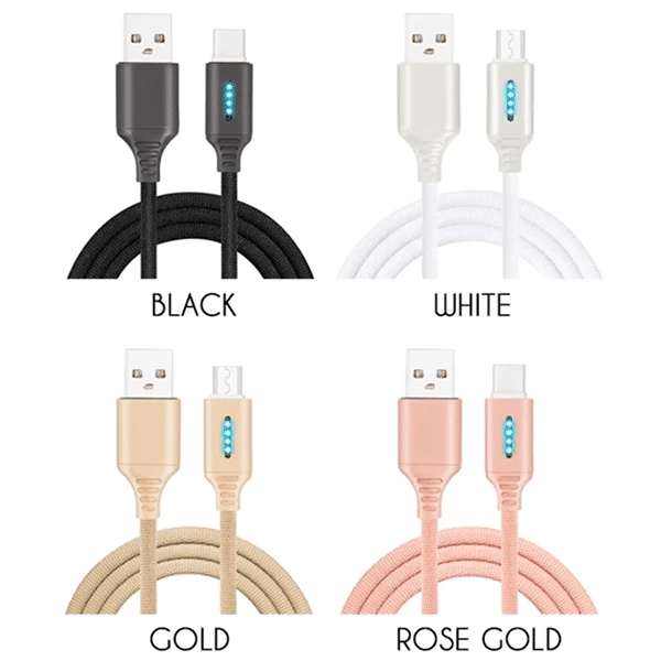 Auto Cut-off Fast Charging Nylon Cable - Image 7