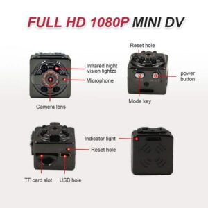 HD 1080P Mini Body Camera