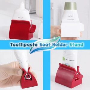 Rolling Tube Toothpaste Squeezer Dispenser Toothpaste Seat Holder Stand