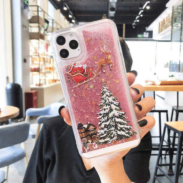 【Christmas sale】Flash powder mobile phone case