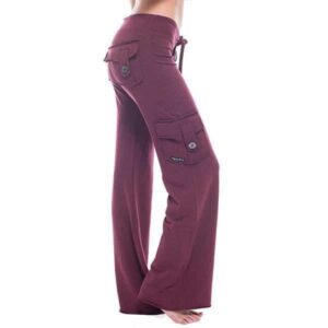 Stretchy Soft Bamboo Pocket Yoga Pants