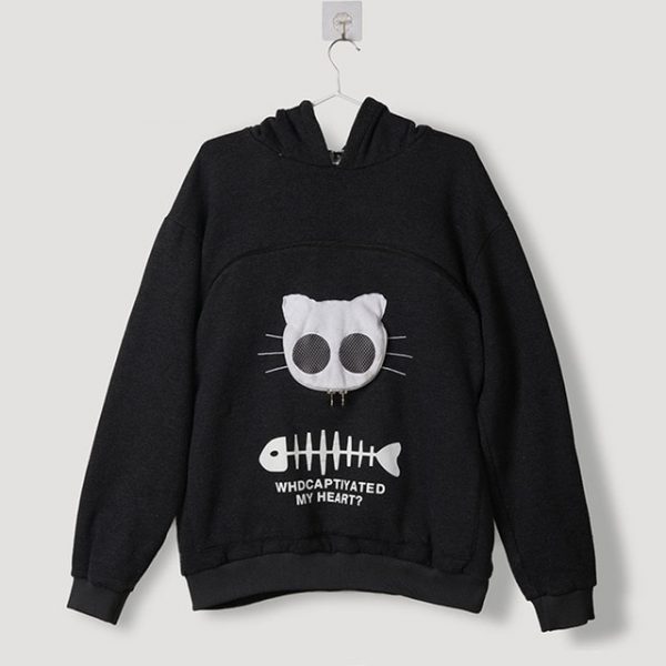 Sweatshirt Animal Pouch Hood Tops