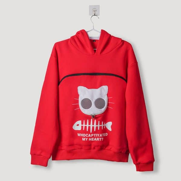 Sweatshirt Animal Pouch Hood Tops