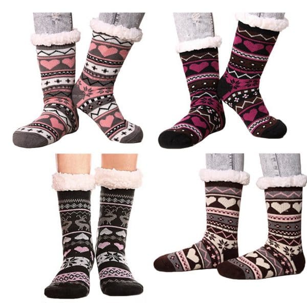 Extra-warm Fleece Indoor Socks - Image 2