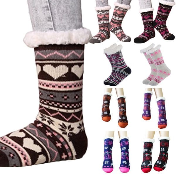 Extra-warm Fleece Indoor Socks