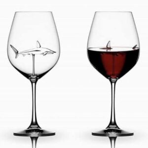 SHARK RED WINE GOBLET