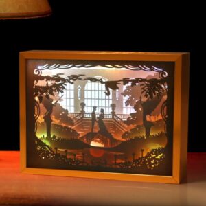 3D Paper Carving Night Lights