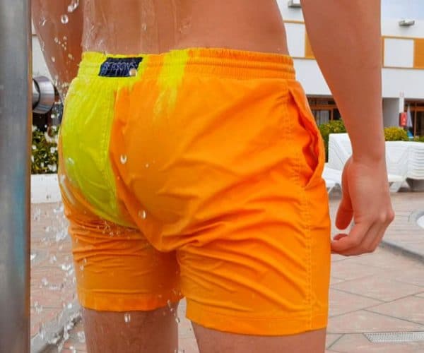 Temperature sensitive color changing beach pants swim trunks - Image 5