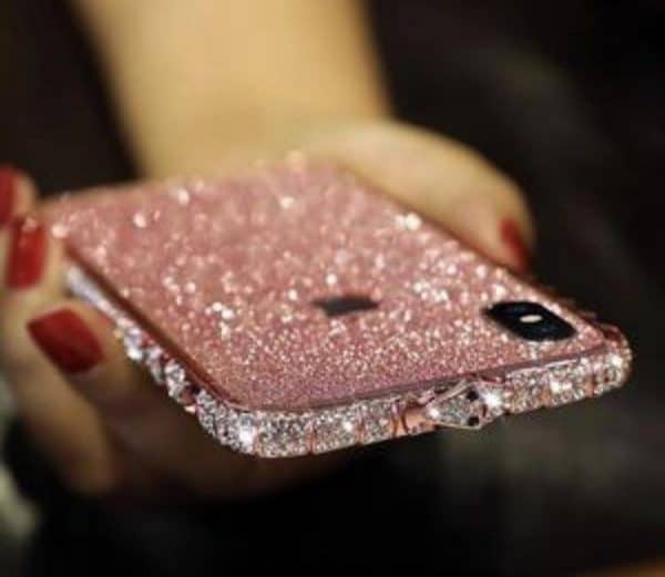 Bling Rhinestone iPhone Case With Grade A aluminum Frame - Image 2