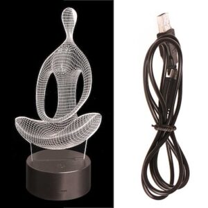 3D Meditation LED Lamp