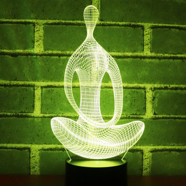 3D Meditation LED Lamp