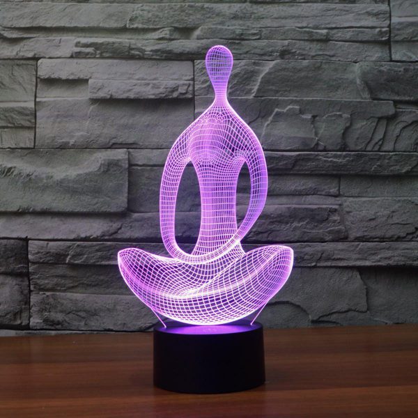 3D LED Meditation Lamp - Image 3