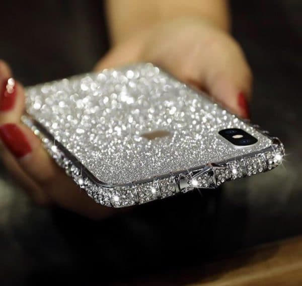 Bling Rhinestone iPhone Case With Grade A aluminum Frame - Image 3