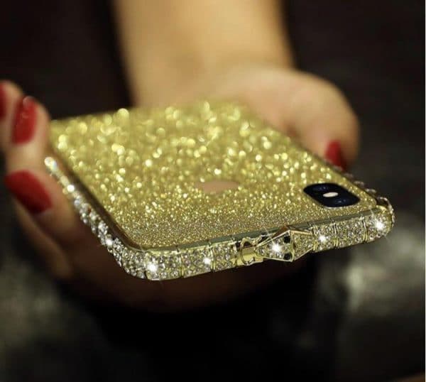 Bling Rhinestone iPhone Case With Grade A aluminum Frame