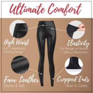 Stretch-Fit Faux Leather Shaper