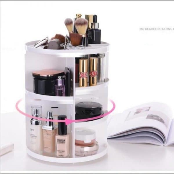 Ora™ Beauty Organizer (360° Rotating Round)