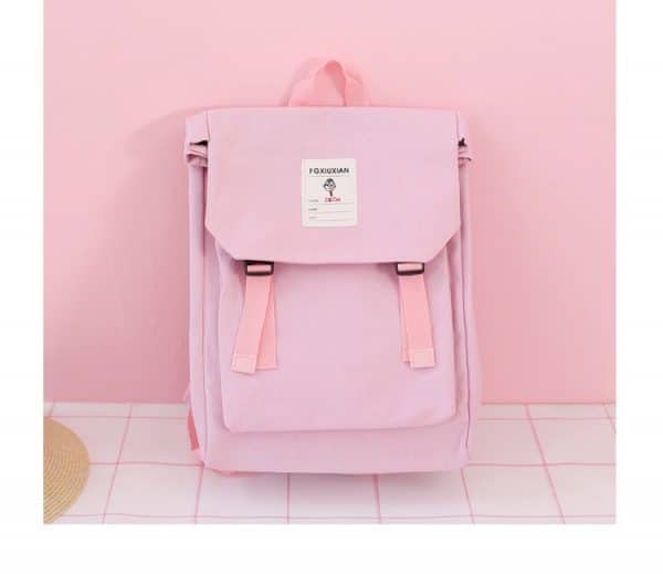 Canvas Tofu Backpack - Image 4