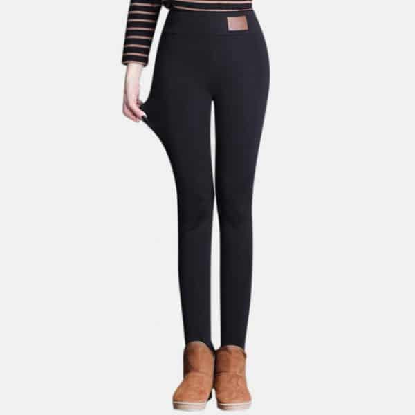 Winter tight warm thick cashmere pants