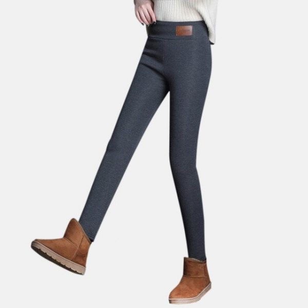 Winter tight warm thick cashmere pants