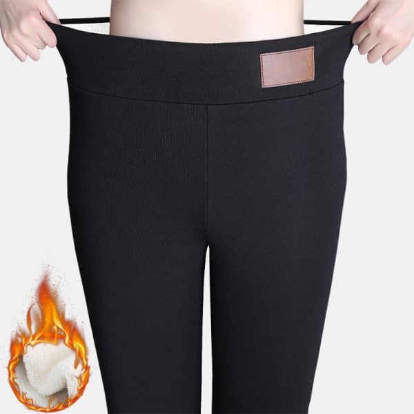 Winter tight warm thick cashmere pants