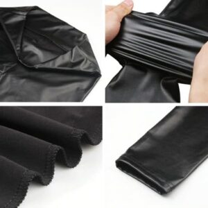 Stretch-Fit Faux Leather Shaper