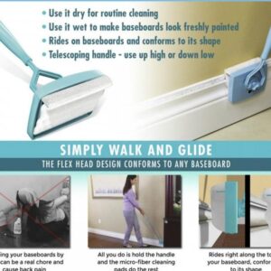 Adjustable Conforming Baseboard Cleaner