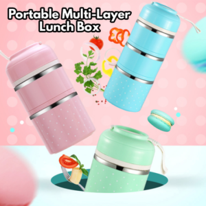 Portable Multi-Layer Lunch Box