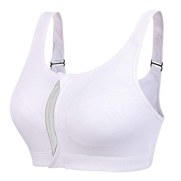 ADJUSTABLE SEAMLESS ZIPPER SPORT BRA - Image 5