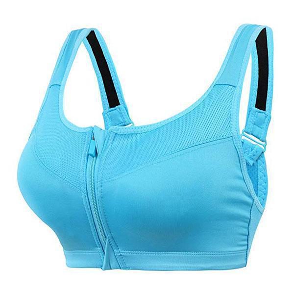 ADJUSTABLE SEAMLESS ZIPPER SPORT BRA - Image 8