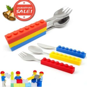 Brick Shape Stackable Cutlery Set