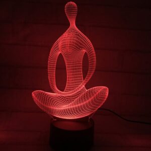 3D Meditation LED Lamp