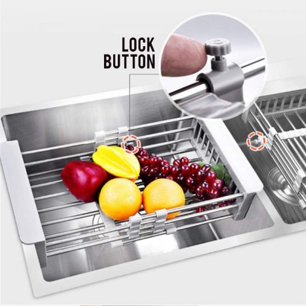 Kitchen Retractable Drainer Rack