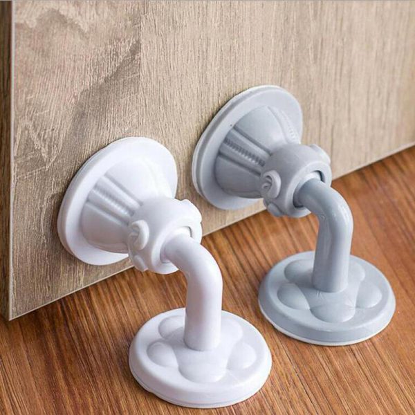 Door Stopper Adhesive Door Wall Bumper Floor  Doorstop Holder