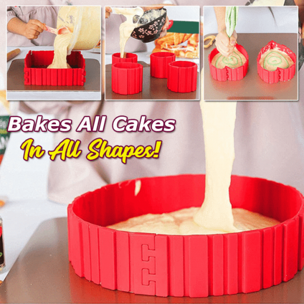 Free Shaping Silicone Cake Mould - Image 4