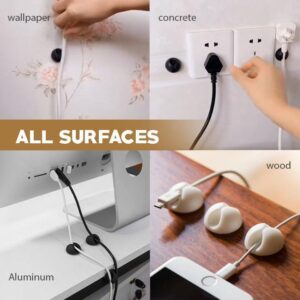 Self-Adhesive Silicone Cable Clip Organizers