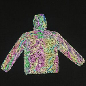 Colorful Stripe Reflective Jacket