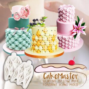 CakeMaster Silicone Billow Puff Fondant Icing Mold