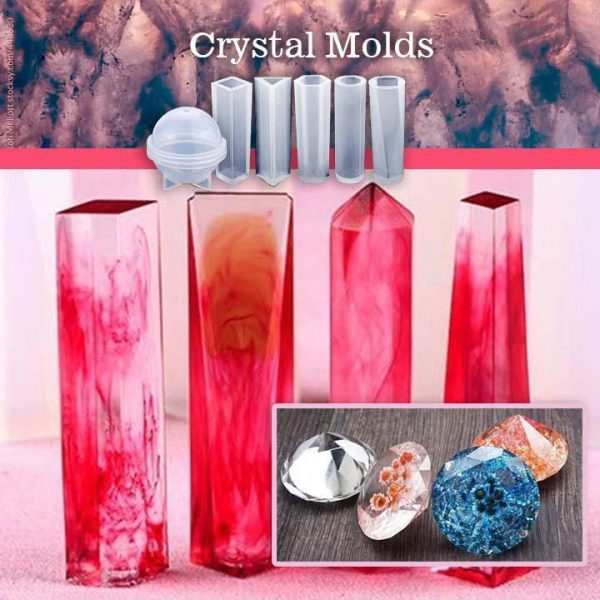 DIY Crystal Glue Jewelry Mold 83 Pcs Set - Image 5