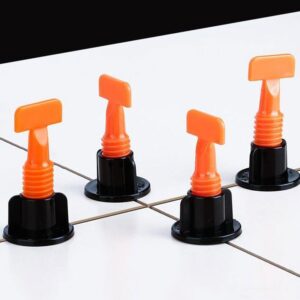 REUSABLE ANTI-LIPPAGE TILE LEVELING SYSTEM