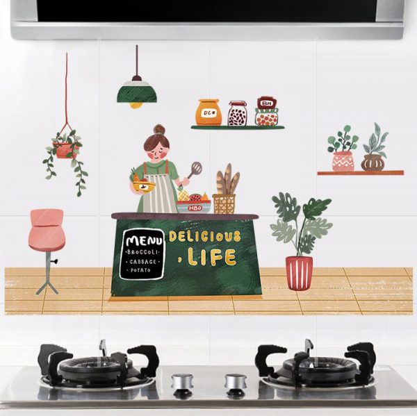 Kitchen Home Anti-smoke Wallpaper