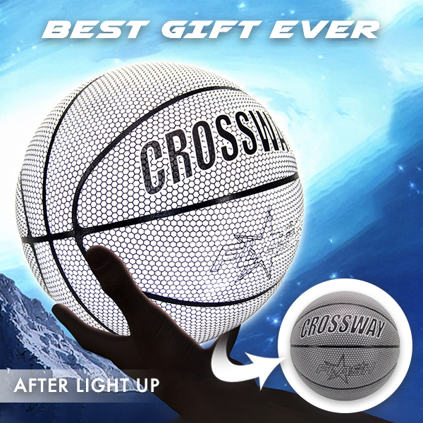 Holographic Glowing Reflective Basketball