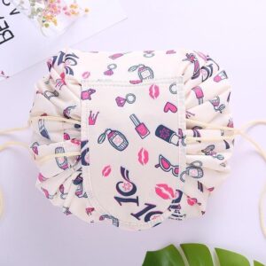 Lazy Drawstring Cosmetic Bag