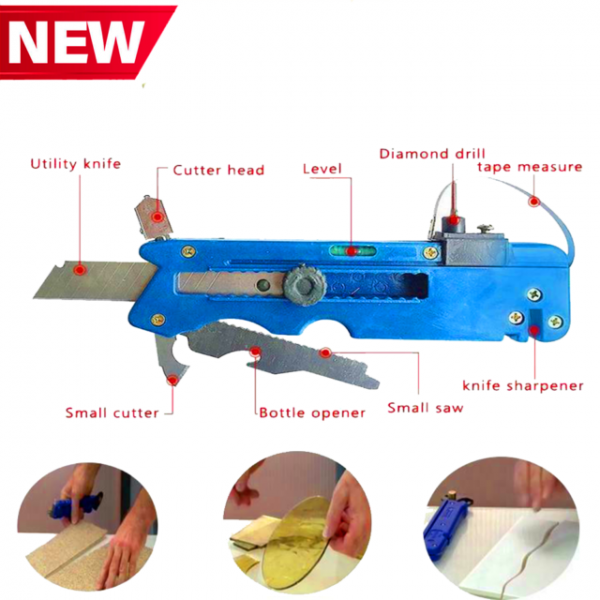 Multifunctional Glass And Tile Cutter Tool