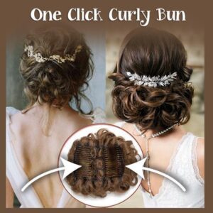 Curly Hair Bun Clip