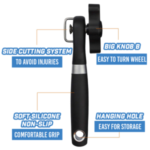 Safe Stainless Steel Cutting Can Opener