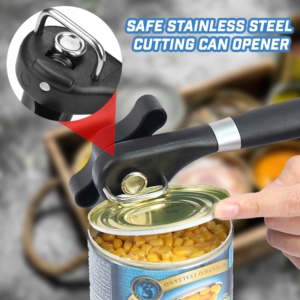 Safe Stainless Steel Cutting Can Opener