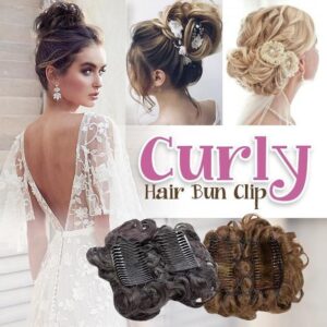 Curly Hair Bun Clip