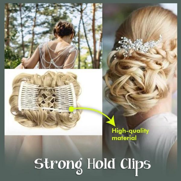 Curly Hair Bun Clip